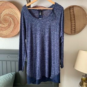 NWT lane Bryant hacci zipper tunic